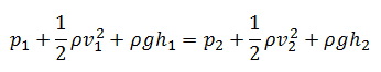 Bernoulli Theorem - Equation