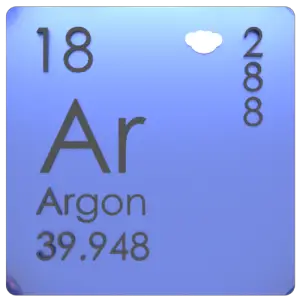 Argon dans le tableau périodique