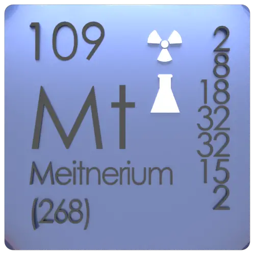 Tabela periódica do Meitnério