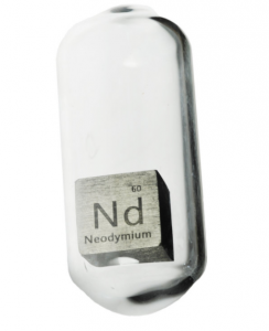 Neodimio en la tabla periódica