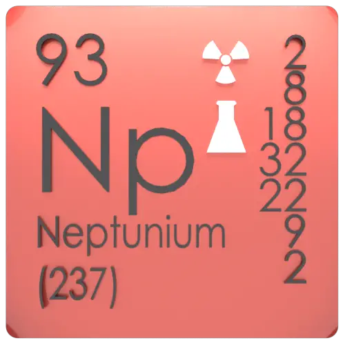 Tabla periódica de neptunio