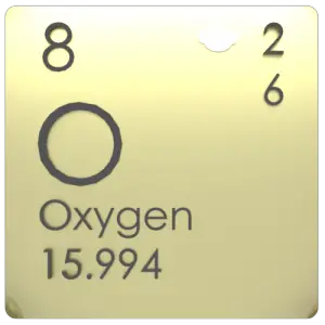 Oxígeno en la tabla periódica