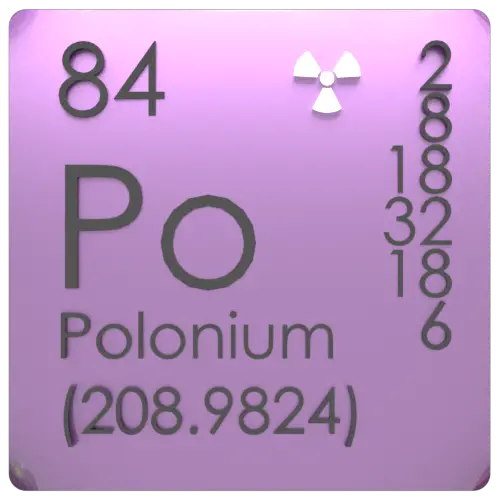 Tableau périodique du polonium