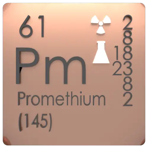 Prométhium-tableau périodique