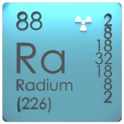 Tableau périodique du radium