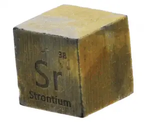 Strontium dans le tableau périodique
