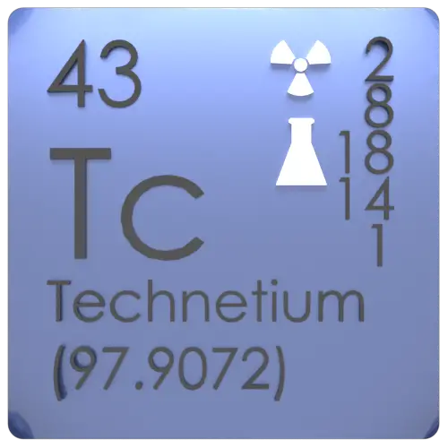 Tableau périodique du technétium