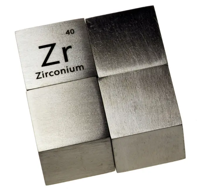 Tableau périodique du zirconium